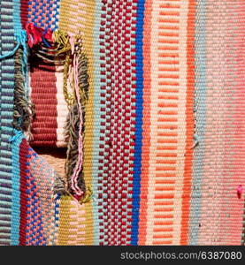 abstract texture of a colorful blanket patchwork like background