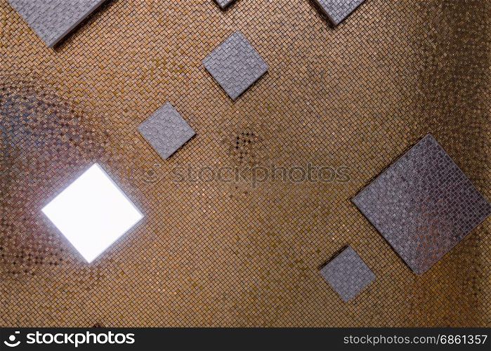 abstract tile big light square, pixel mosaic background