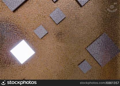 abstract tile big light square, pixel mosaic background