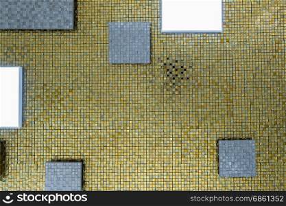abstract tile big square, pixel mosaic background