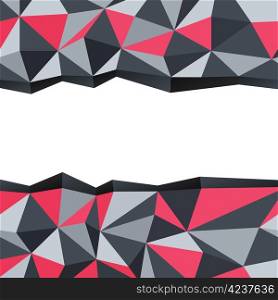 Abstract triangle background with space for text. Vector illustration, EPS10