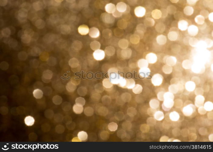 Abstract twinkled bright background with bokeh defocused