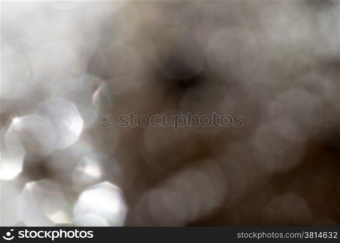 Abstract twinkled bright background with bokeh defocused