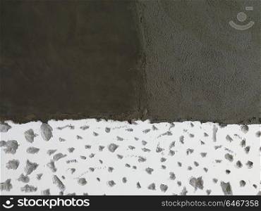 Abstract unfinished cement wall background .