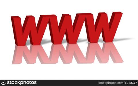 Abstract vector illustration of internet