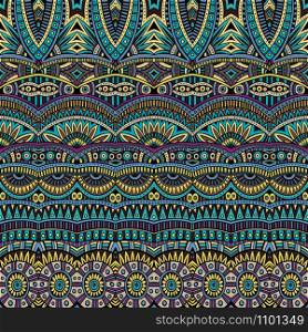 Abstract vector tribal ethnic background seamless pattern. Abstract vector tribal ethnic background pattern