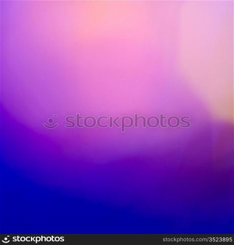 abstract view of blurred blue and purple lights