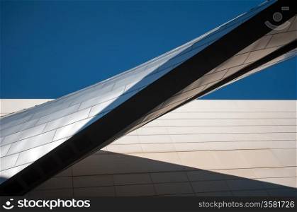 abstract view of modern architectural elements