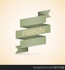 Abstract vintage ribbon 