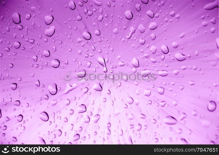 abstract violet background with drop water