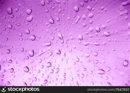 abstract violet background with drop water