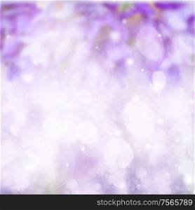abstract violet bokeh background with bubbles and flares. violet bokeh background