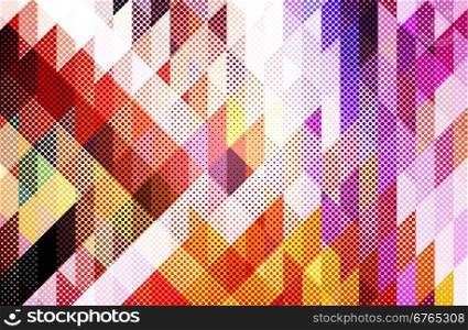 abstract violet color background with square pattern