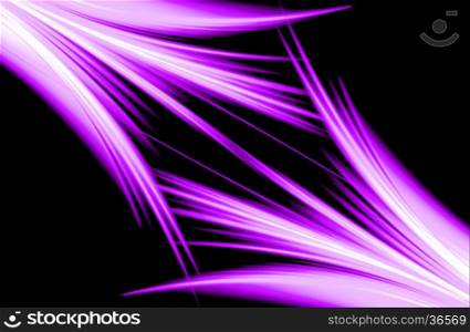 abstract violet color with motion blur on black background