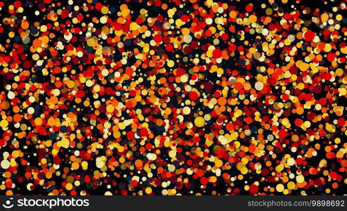 Abstract vivid backdrop with many of multicolored transparent round particles. Computer generated 3d render. Abstract vivid background with many of multicolored transparent round particles. Computer generated 3d render