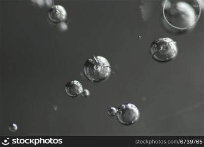Abstract water bubbles background