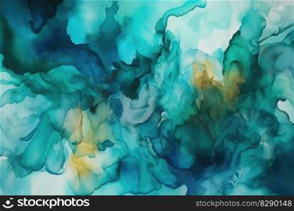 Abstract Watercolor background created with generative AI technology