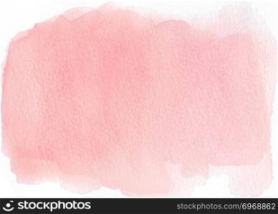 Abstract Watercolor On White Background. Hand Painted Illustration.