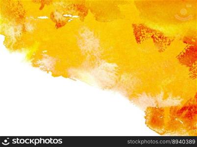Abstract watercolor orange background texture