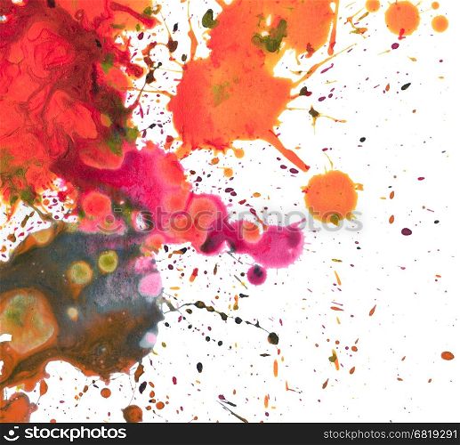 abstract watercolor painting blot background