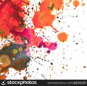 abstract watercolor painting blot background