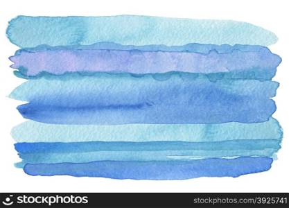 Abstract watercolor strip painted background. Texture paper.