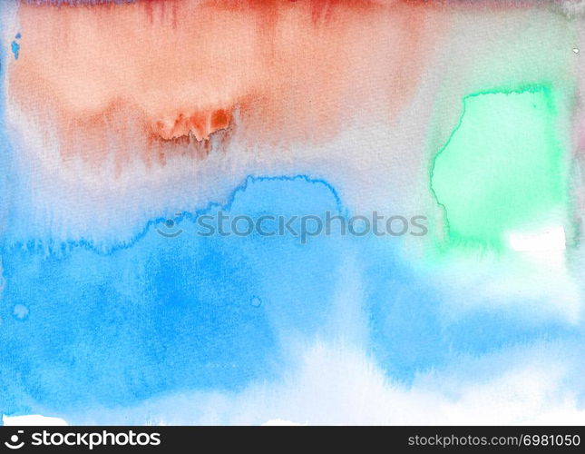 Abstract watercolor texture background. Hand painted illustration.