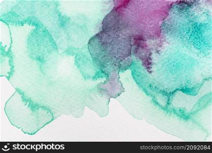 abstract watercolor violet green background