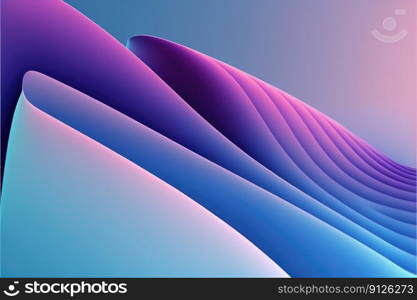 Abstract wave colorful pattern of spectrum color. Concept of enormous minimal colorful gradient background in pastel color. Finest generative AI.. Abstract wave colorful pattern of spectrum color.