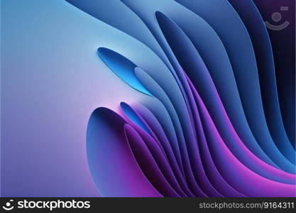 Abstract wave colorful pattern of spectrum color. Concept of enormous minimal colorful gradient background in pastel color. Finest generative AI.. Abstract wave colorful pattern of spectrum color.