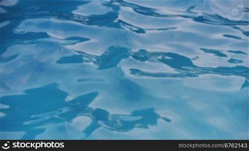 Abstract wave pattern in the swimming pool