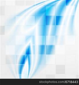 Abstract wave tech background. Vector illustration