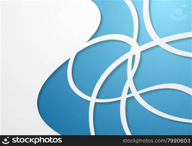 Abstract wavy background. Abstract wavy corporate background. Blue grey bright art illustration