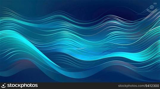 Abstract wavy graphic color background, dynamic energetic modern. Header banner mockup with copy space. AI generated.. Abstract wavy graphic color background, dynamic energetic modern. AI generated.