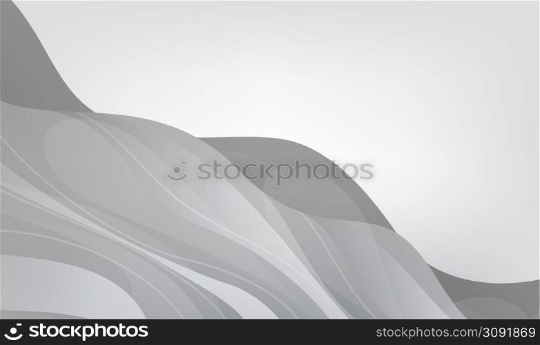 Abstract wavy gray color illustration. Dynamic motion web background with waves and lines.. Abstract wavy gray color illustration. Dynamic motion web background with waves