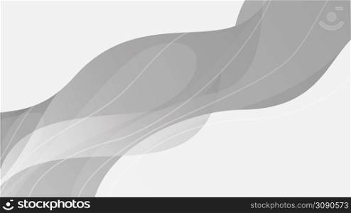 Abstract wavy gray color illustration. Dynamic web background with waves and lines.. Abstract wavy gray color illustration. Dynamic web background with waves