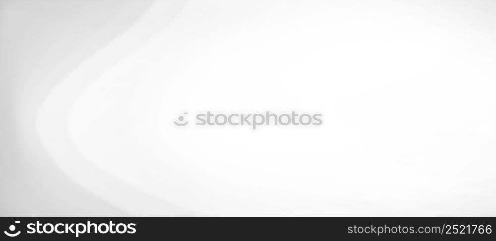 Abstract white and gray gradient design banner background.