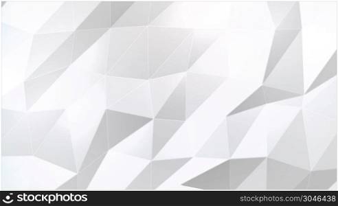 Abstract White polygons Background