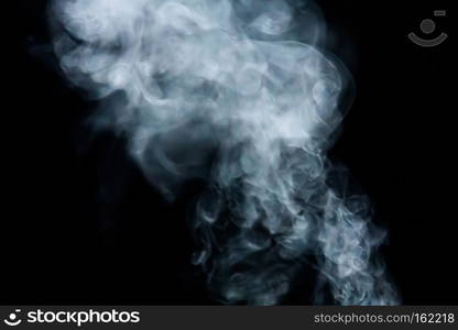 Abstract white smoke texture on a dark background.