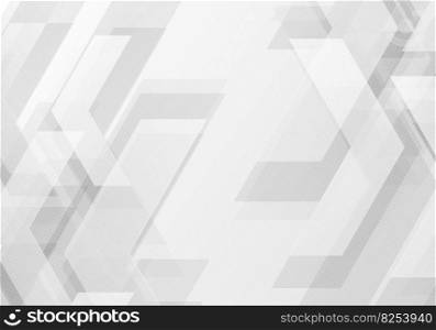 Abstract white tech design artwork decorative style. White and gray gradient style background. Vector