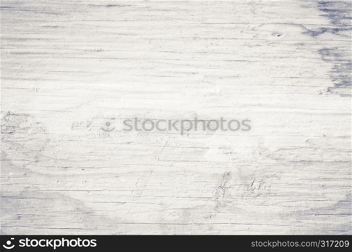 Abstract white wooden Background, Plank striped timber desk, Top view of white wood table