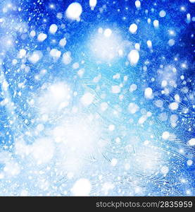 Abstract winter backgrounds with copy-space