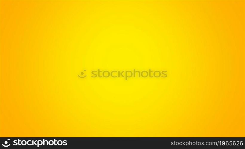Abstract yellow background with vignette, 3d illustration. Empty space. Art