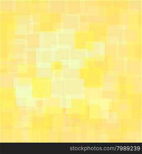 Abstract Yellow Squares Background. Abstract Yellow Squares Futuristic Pattern. Abstract Yellow Squares Background