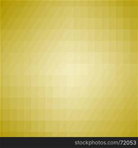 Abstract Yellow Triangle Background. Modern Mosaic Pattern. Template Design for Banner, Poster. Abstract Yellow Triangle Background
