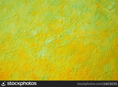 abstract yellow watercolor art hand paint on white background
