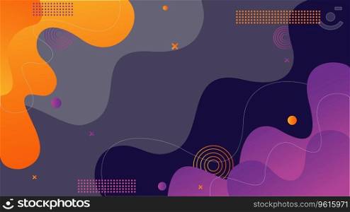 Abstracts shapes gradient color background