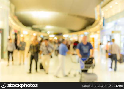 Abstrast Blurred background : airport boarding area