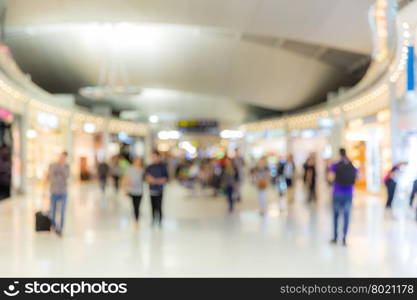 Abstrast Blurred background : airport boarding area