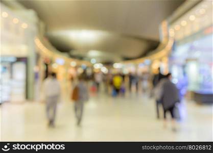 Abstrast Blurred background : airport boarding area